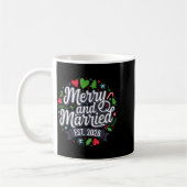 Merry And Married 2026 - Matching Couple Christmas Kaffeetasse (Links)