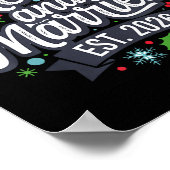 Merry And Married 2026 - Matching Couple Christmas Poster (Ecke)