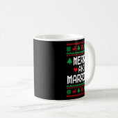 Merry And Married Couples Matching Ugly Christmas  Kaffeetasse (VorderseiteRechts)
