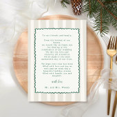 Merry and Married Hand Drawn Frame Photo Wedding Dankeskarte