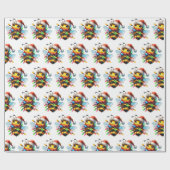 Merry Animal Holiday Shop Geschenkpapier (Flach)