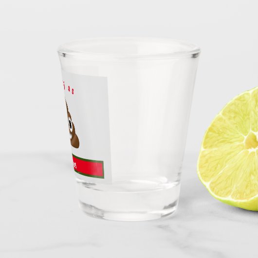 Merry As Kack Holiday mit Namen Schnapsglas (Rechts)