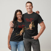 Merry Aussie Christmas Kangaroo T-Shirt (Unisex)