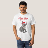 Merry Aussie Christmas Koala Bär T-Shirt (Vorne ganz)