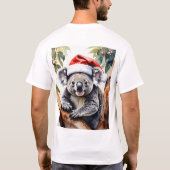 Merry Aussie Christmas Koala Bär T-Shirt (Rückseite)