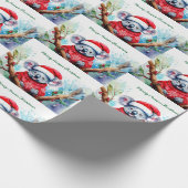 Merry Aussie Christmas Koala Geschenkpapier (Ecke)