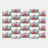 Merry Aussie Christmas Koala Geschenkpapier Set (Vorderseite 3)