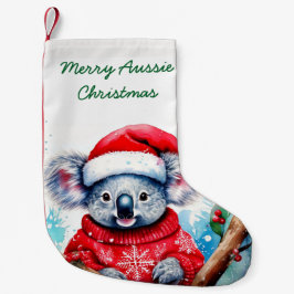 Merry Aussie Christmas Koala Kleiner Weihnachtsstrumpf