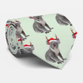 Merry Aussie Christmas Koala Krawatte (Gerollt)