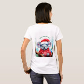 Merry Aussie Christmas Koala T-Shirt (Schwarz voll)