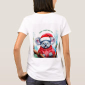 Merry Aussie Christmas Koala T-Shirt (Rückseite)
