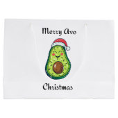 Merry Avo Christmas Große Geschenktüte (Rückseite)