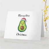 Merry Avo Christmas Karte (Gelbe Blume)