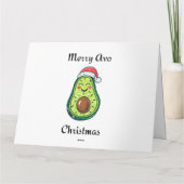 Merry Avo Christmas Karte (Rückseite)