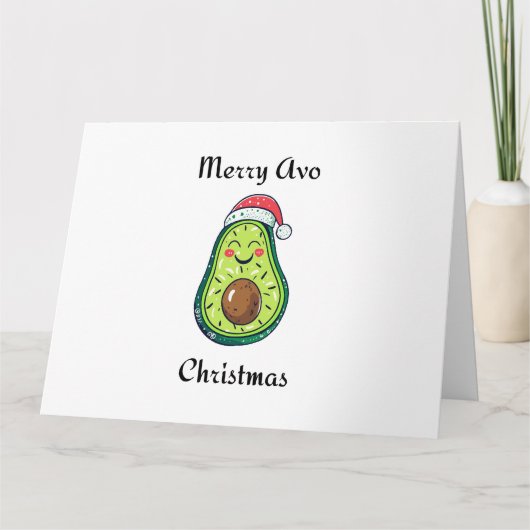 Merry Avo Christmas Karte (Vorderseite)