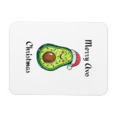 Merry Avo Christmas Magnet (Horizontal)
