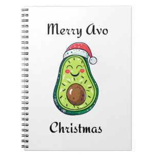 Merry Avo Christmas Notizblock