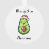 Merry Avo Christmas Ornament (Rückseite)