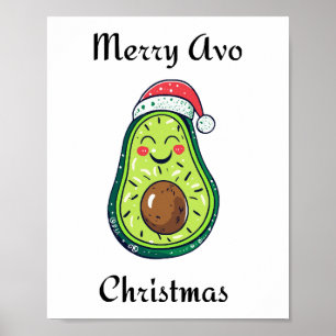 Merry Avo Christmas Poster