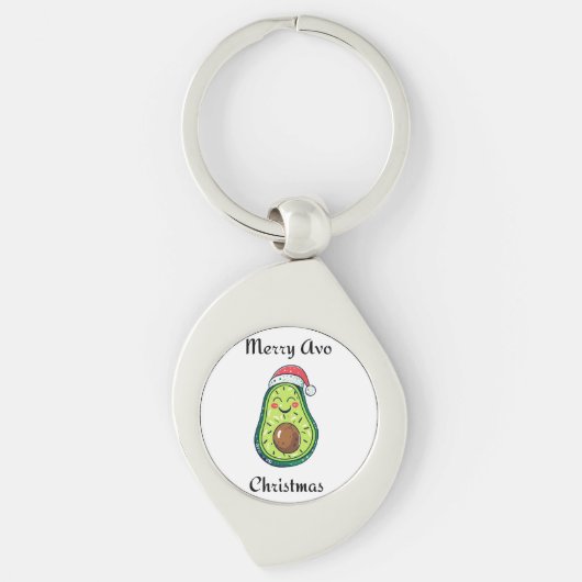 Merry Avo Christmas Schlüsselanhänger (Vorderseite)
