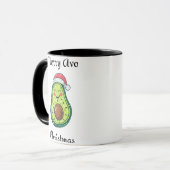 Merry Avo Christmas Tasse (Vorderseite Links)