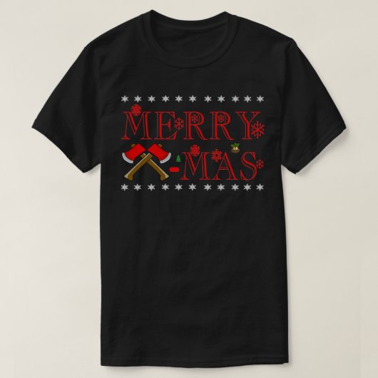 Merry axemas T-Shirt (Design vorne)