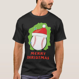 Merry Baseball Christmas - Funny T-Shirt