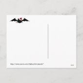 Merry Batmas albern Gothic Fledermaus Weihnachten (Rückseite)