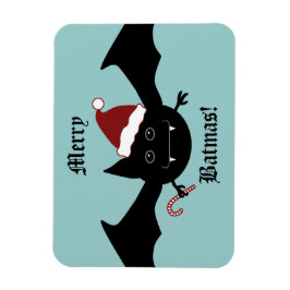 Merry Batmas lustige Gothic-Fledermaus für battige Magnet