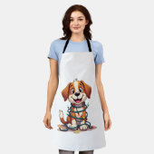Merry Beagle Leuchten Schürze (Getragen)