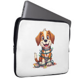 Merry Beagle Lights Laptopschutzhülle (Vorne Rechts)