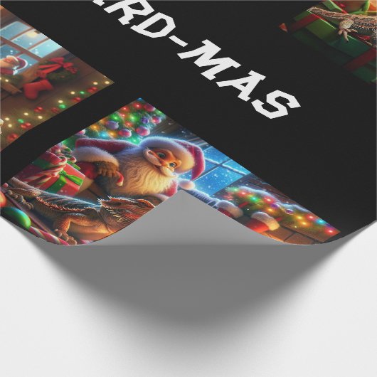 Merry Beard mas Wrapping Paper Geschenkpapier (Ecke)