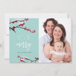 Merry Beeren Feiertagskarte