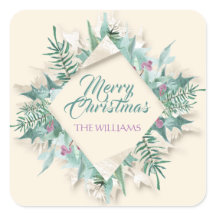 Merry Belly Christmas Happy Holidays Diamond Ivory