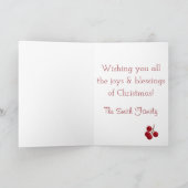 Merry Berry Christmas Card Karte (Innenseite)