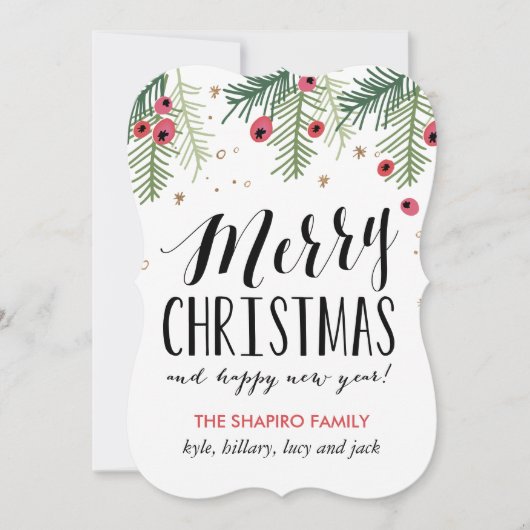 Merry Berry Collection Feiertagskarte (Vorderseite)