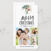 Merry Berry Collection Feiertagskarte (Vorne/Hinten)