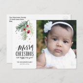 Merry Berry Collection Feiertagspostkarte (Vorne/Hinten)