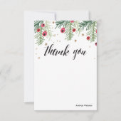 Merry Berry Personalisiert Danke Stationery Einladung (Vorderseite)