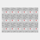 Merry (Biden Harris) Weihnachten Geschenkpapier Set (Vorderseite 3)