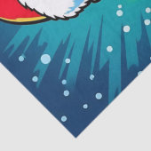 Merry Bigfoot Sasquatch Christmas Seidenpapier (Detail)