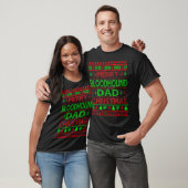 Merry Bloodhound Dad Dog Christmas Gift  T-Shirt (Unisex)