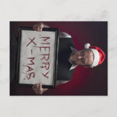 Merry Bloody Xmas Feiertagspostkarte (Vorderseite)