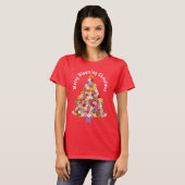 Merry Blooming Christmas Tree T - Shirt (Vorne ganz)