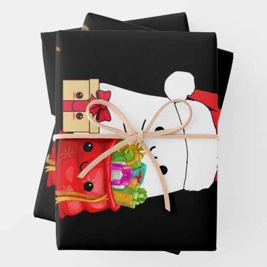 Merry Boo zu Weihnachten Geschenkpapier Set (Beispiel)