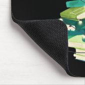 Merry Bookmas Books Pine Tree Fun Lesen Lover Ch Mousepad (Ecke)
