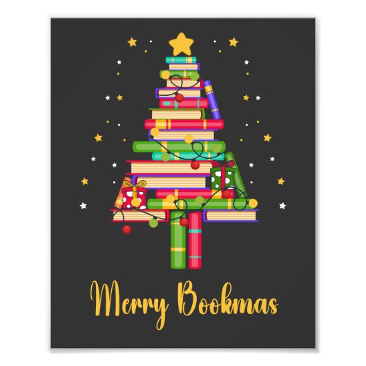 Merry Bookmas Fotodruck (Vorne)