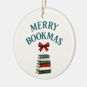 Merry Bookmas Keramik Ornament (Links)