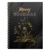 Merry Bookmas - Liebhaber des Weihnachtsbuchs Notizblock (Vorderseite)