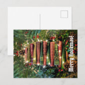 Merry Bookmas Postkarte (Vorne/Hinten)
